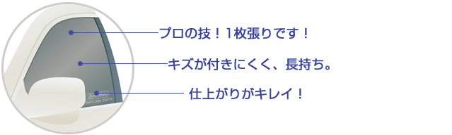 仕上がりがキレイ！